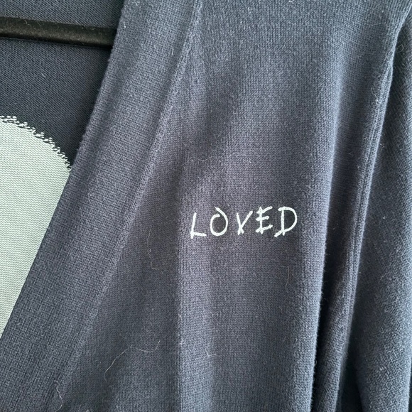 Kerri Rosenthal X Roller Rabbit London Long Navy Cardigan - Picture 3 of 13